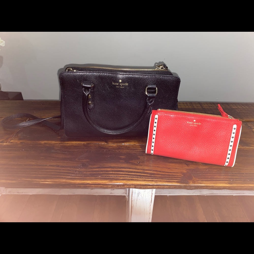 Kate spade purse and wallet bundle.